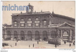 CPA  59   LILLE    GARE      PARFAIT ETAT - Lille