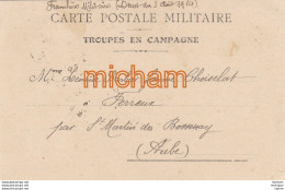 CPA  14-18 -   Correspondance  Militaire - 1914-18