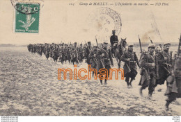 CPA  14-18 -l'infanterie  En Marche - 1914-18