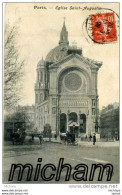 CPA 75   8em     EGLISE ST AUGUSTIN     PARFAIT ETAT - Distretto: 01