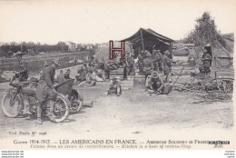 CPA Les Americains En France Cuisine Dans Un Centre  De Ravitaillement    Tres Bon Etat - Guerre 1914-18