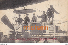 CPA  Theme  Transport  - Nacelle  Du Dirigeable Militaire  République - Zeppeline