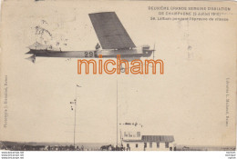 CPA  Theme  Transport  - Grande  Semaine  D'aviation De Champagne  Latham  Epreuve  De Vitesse - 1914-1918: 1ère Guerre