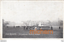 CPA  Theme  Transport  - Aeroplane  Biplan Voisin - 1914-1918: 1ste Wereldoorlog