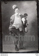 THEME -PHOTO - CIRQUE -  CLOWN  - FRATELLINI     - Photos Ancienne PAS CARTE POSTALE  Fratellini  Clown ALEX - Photographs