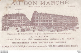 Theme  Fantaisie  Pub  Au Bon Marché  - Chats Chien - Werbepostkarten