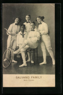 AK Salvano Family, Zirkus Strassburger, Trick Cyclist  - Circo