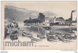 CPA  74 ANNECY LE PORT  TB ETAT - Annecy