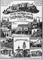 CPA- SALZBURG - Salzburger Festspiele - Florilège De Gravurs Anciennes De Salzburg  * 2 Scans* TBE - Salzburg Stadt