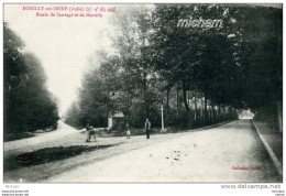 CPA 10  ROMILLY SUR SEINE   ROUTE DE SAUVAGE ET DE MARCILLY  PARFAIT ETAT - Romilly-sur-Seine