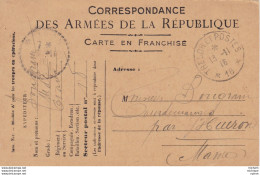 Cpa  Carte Lettre  Correspondance Militaire - Other & Unclassified