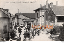 CPA 08 Avençon Carte Photo  Cerémonie  Du16 Juin1927 - Other & Unclassified