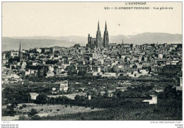 CPA 63  CLERMONT FERRAND  VUE GENERALE TB ETAT - Clermont Ferrand