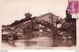 C P A  -  39 - DOLE -  Ruines D'un   Pont   Du Moyen Age - Dole
