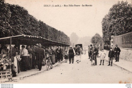 CPA  - 77 - ESBLY - Rue Felix Faure - Le Marché  Tres Beau Plan - Esbly