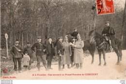 CPA 54 - COINCOURT - A La Frontière  Rencontre  Au Poteau Frontière - Sonstige & Ohne Zuordnung