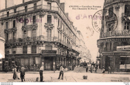 C P A -   49 - ANGERS  -    Carrefour Rameau Et Rue  St Pierre - Angers