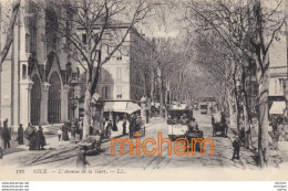 C P A  06  NICE   Avenue  De La  Gare - Other & Unclassified