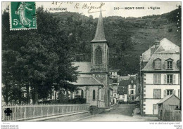 CPA 63   LE MONT DORE   L'EGLISE TB ETAT - Le Mont Dore