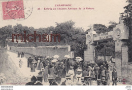 C P A 94  CHAMPIGNY Entrée Du Théatre Antique - Champigny Sur Marne