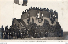 C P A   51  -   CHÂLONS SUR MARNE  -  CARTE PHOTO -  Alphonse XIII A Chalons - Châlons-sur-Marne