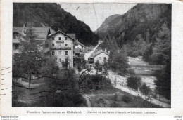 C P A - 73 - LE  CHATELARD - Frontière  Franco Suisse - Le Chatelard