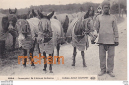 Theme Militaria  14/18   Convoyeur De  Armée Indienne - 1914-18