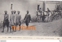 Theme Militaria  14/18 Armée Indienne Convoi De  Vivres - 1914-18