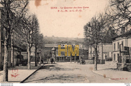 C P A  89 -  SENS  -   Quartier Des Deux Gares  P L M Et C F D - Sens