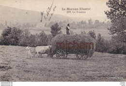 C P A   58   Le Morvan Illustré  - La Fenaison - Sonstige & Ohne Zuordnung