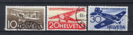 ZWITSERLAND Yt. PA36/38° Gestempeld Luchtpost 1944 - Used Stamps