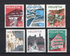 ZWITSERLAND Yt. 937/942° Gestempeld 1973 - Used Stamps