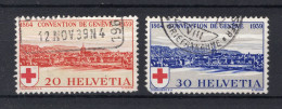 ZWITSERLAND Yt. 342/343° Gestempeld 1939 - Used Stamps