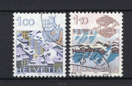 ZWITSERLAND Yt. 1156/1157° Gestempeld 1982 - Used Stamps
