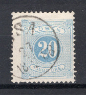 ZWEDEN Yvert T6° Gestempeld Portzegels 1874 - Segnatasse
