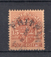 ZWEDEN Yvert S25° Gestempeld Dienstzegels 1910-1919 - Servizio