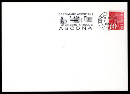 ZWITSERLAND Ascona Settimane Musical -1 - Cartas & Documentos
