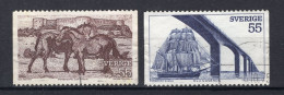 ZWEDEN Yvert 732/733° Gestempeld 1972 - Used Stamps