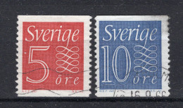 ZWEDEN Yvert 416/417° Gestempeld 1957 -1 - Gebraucht