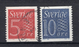 ZWEDEN Yvert 416/417° Gestempeld 1957 -2 - Oblitérés