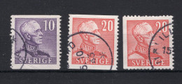 ZWEDEN Yvert 257/258° Gestempeld 1939-1942 - Used Stamps
