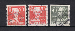 ZWEDEN Yt. 406/408° Gestempeld 1956 - Used Stamps