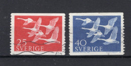 ZWEDEN Yt. 409/410° Gestempeld 1956 - Used Stamps