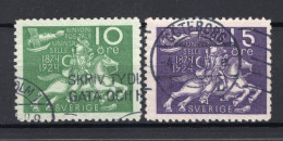 ZWEDEN Yt. 179/180° Gestempeld 1924 - Used Stamps