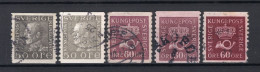 ZWEDEN Yt. 141/142° Gestempeld 1920-1924 - Used Stamps