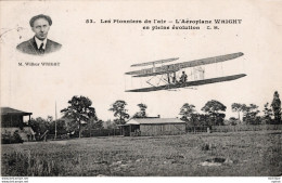 C P A  -  TH  - AVION - Les Pionniers De L'air L'aeroplane WRIGHT  En Pleine  évolution - ....-1914: Precursori