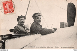 C P A  -  TH  - AVION -   MOISANT Et Son Mécanicien Albert Sur  Blériot - Aviateurs