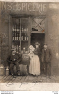 C P A  -  TH  - CARTE PHOTO  A LOCALISER -   UNE EPICERIE - Other & Unclassified