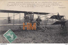Theme  AVIATEURS  Grande  Semaine D'aviation  De La  Champagne  -  GLEN CURTISS - Aviatori