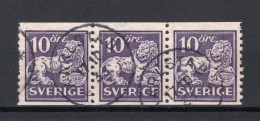 ZWEDEN Yt. 195° Gestempeld 3 St. 1925-1926 - Used Stamps